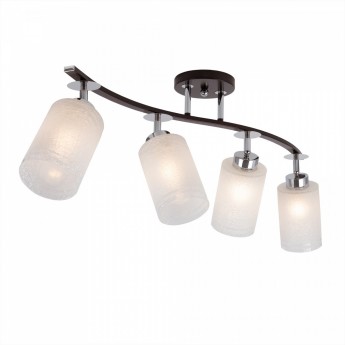 Люстра CITILUX Фортуна CL156141 с поворотными плафонами, Венге Хром