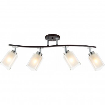 Люстра CITILUX Фортуна CL156142 с поворотными плафонами, Венге Хром