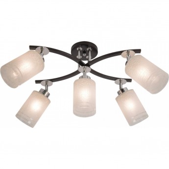 Люстра CITILUX Фортуна CL156151 с поворотными плафонами, Венге Хром