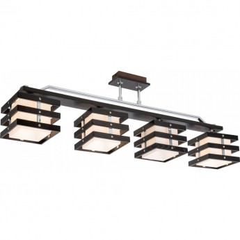 Люстра деревянная CITILUX Киото CL133241 Венге Хром