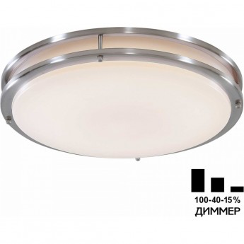 Люстра с диммером CITILUX Бостон CL709501N LED Хром Матовый