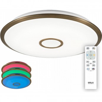 Люстра с пультом CITILUX Старлайт CL703103RGB LED Бронза