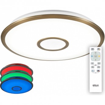 Люстра с пультом CITILUX Старлайт CL70363RGB LED Бронза