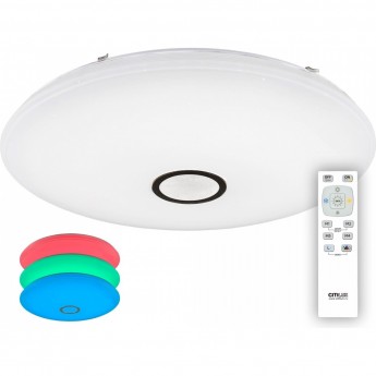 Люстра с пультом CITILUX Старлайт CL703145RGB LED Венге