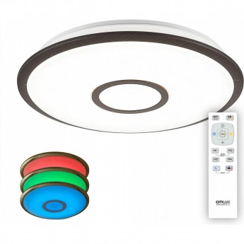 Люстра с пультом CITILUX Старлайт CL70345RGB LED Венге