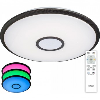 Люстра с пультом CITILUX Старлайт CL70385RGB LED Венге