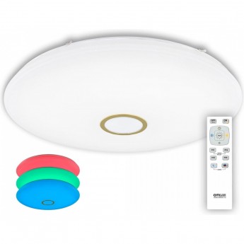 Люстра с пультом CITILUX Старлайт CL703142RGB LED Золото