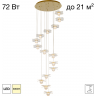 Люстра светодиодная CITILUX SIGNATURE каскадная CL247057