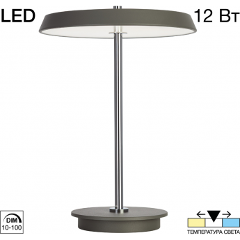 Настольная лампа CITILUX LINA CL812012 LED с диммером Серая