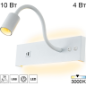 Светильник CITILUX ДЕКАРТ LED USB с выключателем Белый CL704470