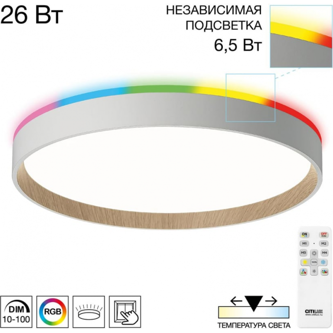 Светильник CITILUX ETALON CL750320R Светильник CITILUX ETALON CL750320R