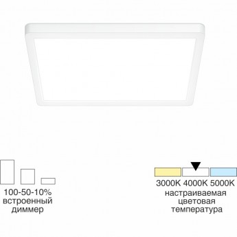 Светильник накладной CITILUX БЕЙСИК CL738K180V LED 18W белый