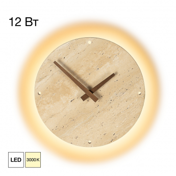 Светильник настенный CITILUX MARES CL246015 LED с часами
