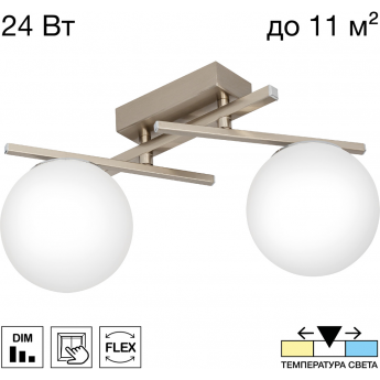 Светильник поворотный CITILUX DORSY CL223121 LED Матовый Хром