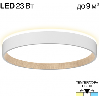 Светильник с подсветкой CITILUX ETALON CL750240 LED Белый+Бук
