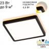 Светильник с подсветкой CITILUX NORMA LED Чёрный CL748K201