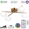 Умная люстра CITILUX ATMAN SMART RGB LED Бронза CL226A143